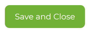 An example screenshot of the Save and Close button.